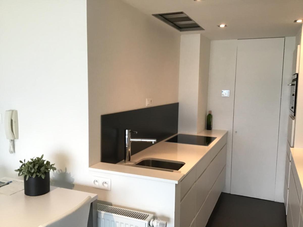 Marjolaine Zeezicht - Nieuwpoort-Bad Met Gratis Garagebox Apartment Luaran gambar